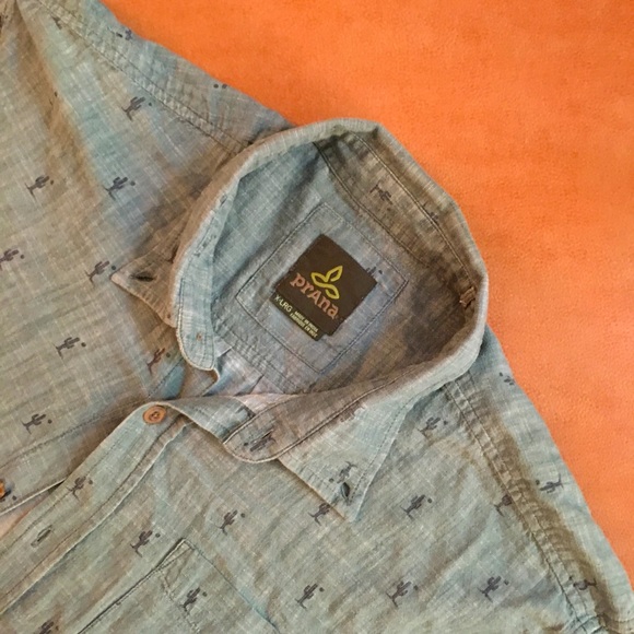 Prana Other - PrAna Short Sleeve Cactus Button Down X-Large